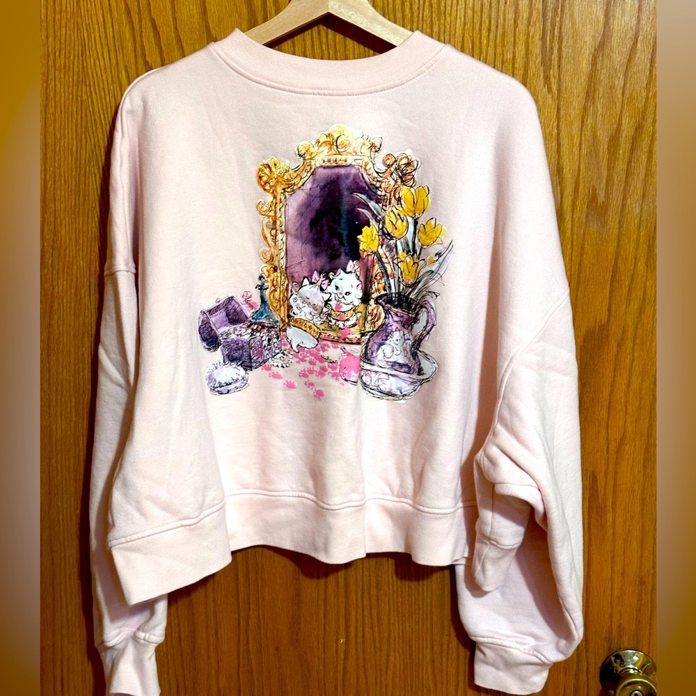 Disney Parks Ann Shen The Aristocats Marie SZ 3xl‎ Sweatshirt Rare